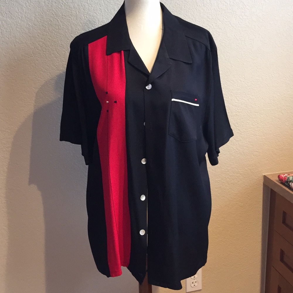 Men’s polyester Cuban style shirt